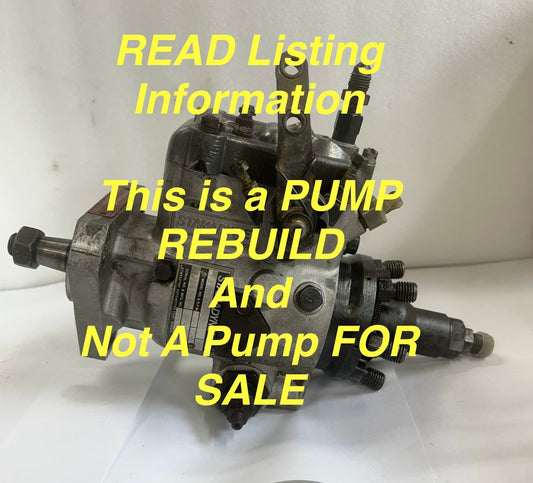 John Deere 750B Dozer injection pump rebuild service